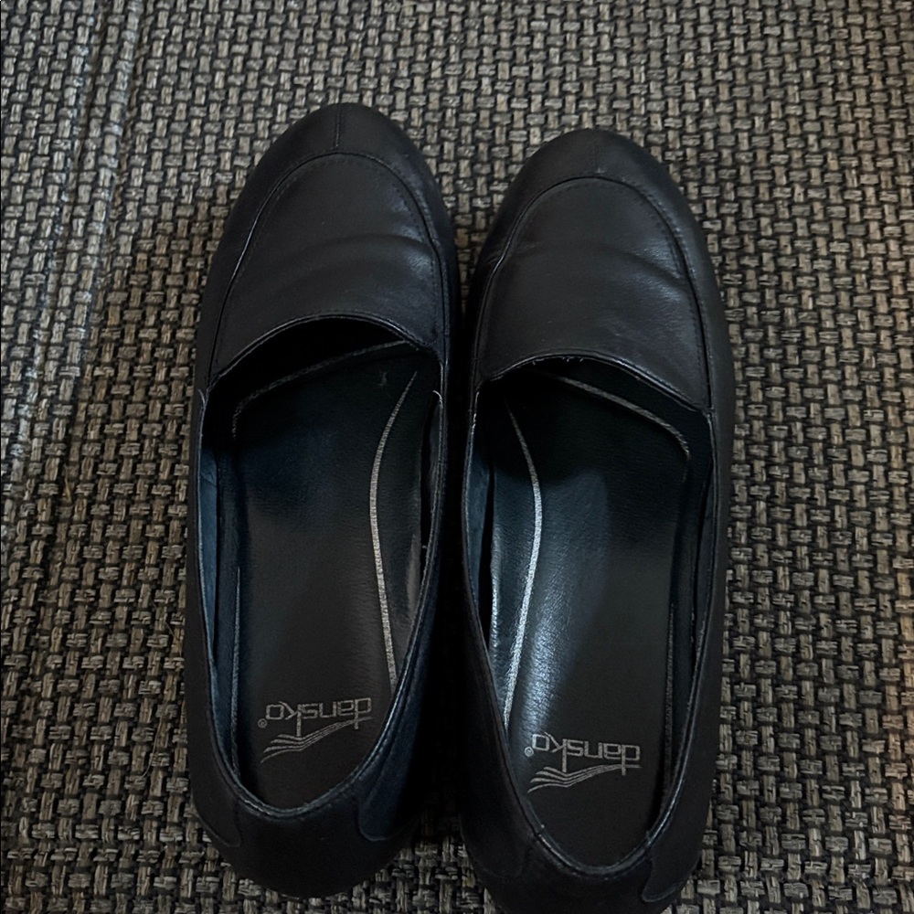 Dansko Classic Black Slip-On Shoes